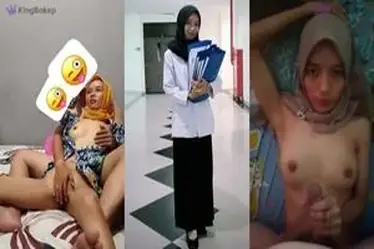 Ukhti Bu Guru Hijab Cantik Pasrah Goyang Kasur poster